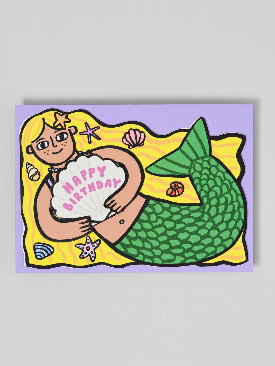 Mermaid With Mini Card