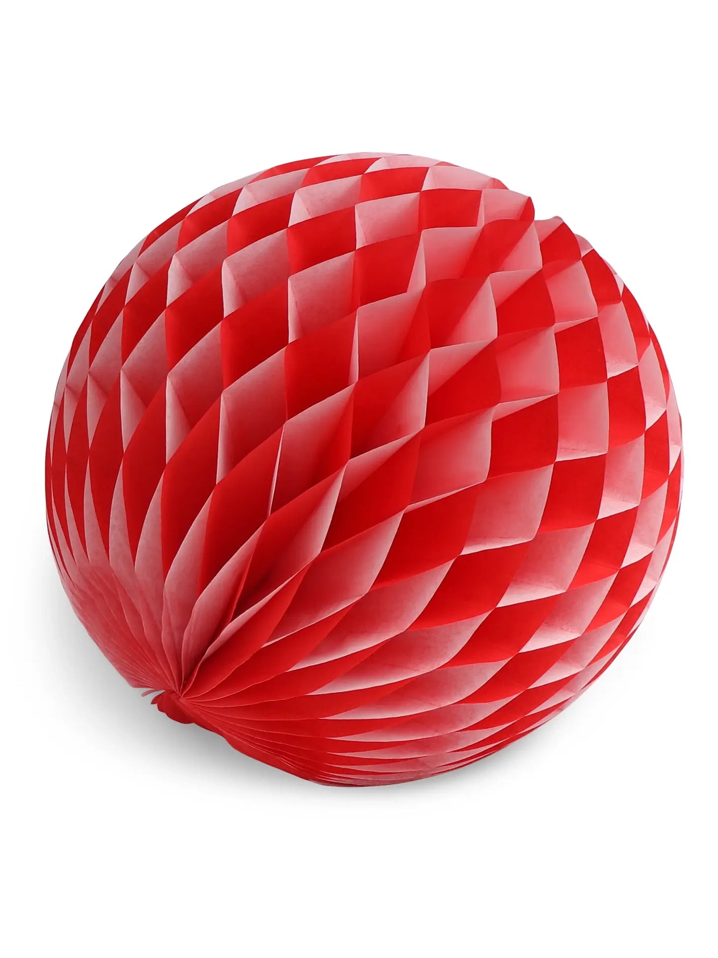 Load image into Gallery viewer, Red &amp;amp; White Honeycomb Ball
