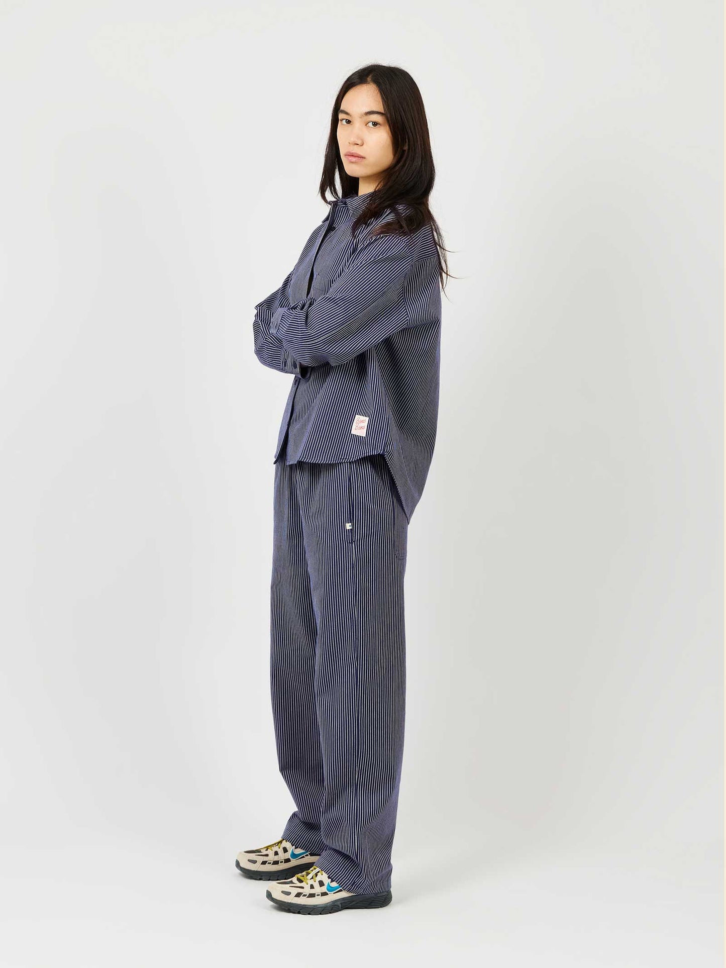 Marine Striped Trousers