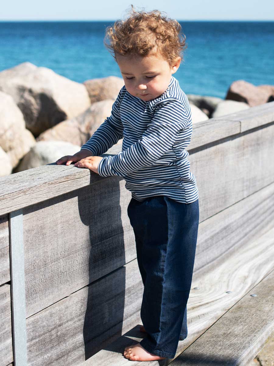 Navy Stripe Baby T-Shirt