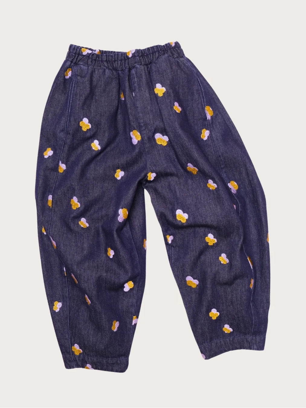 Embroidered Denim Manu Jeans
