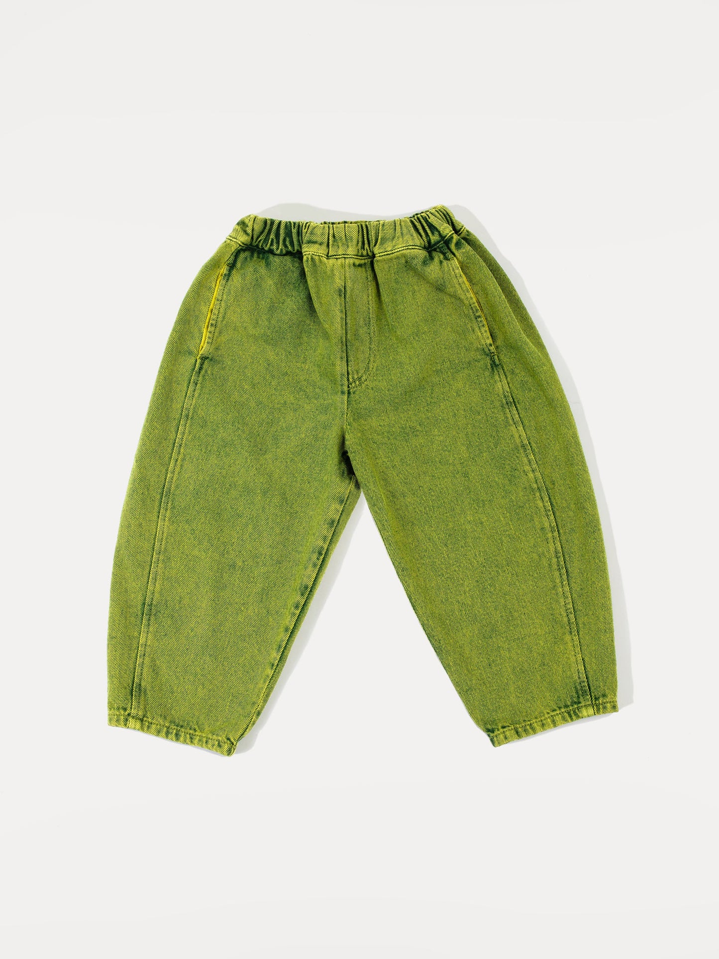 Green Overdye Denim Manu Kids Trousers