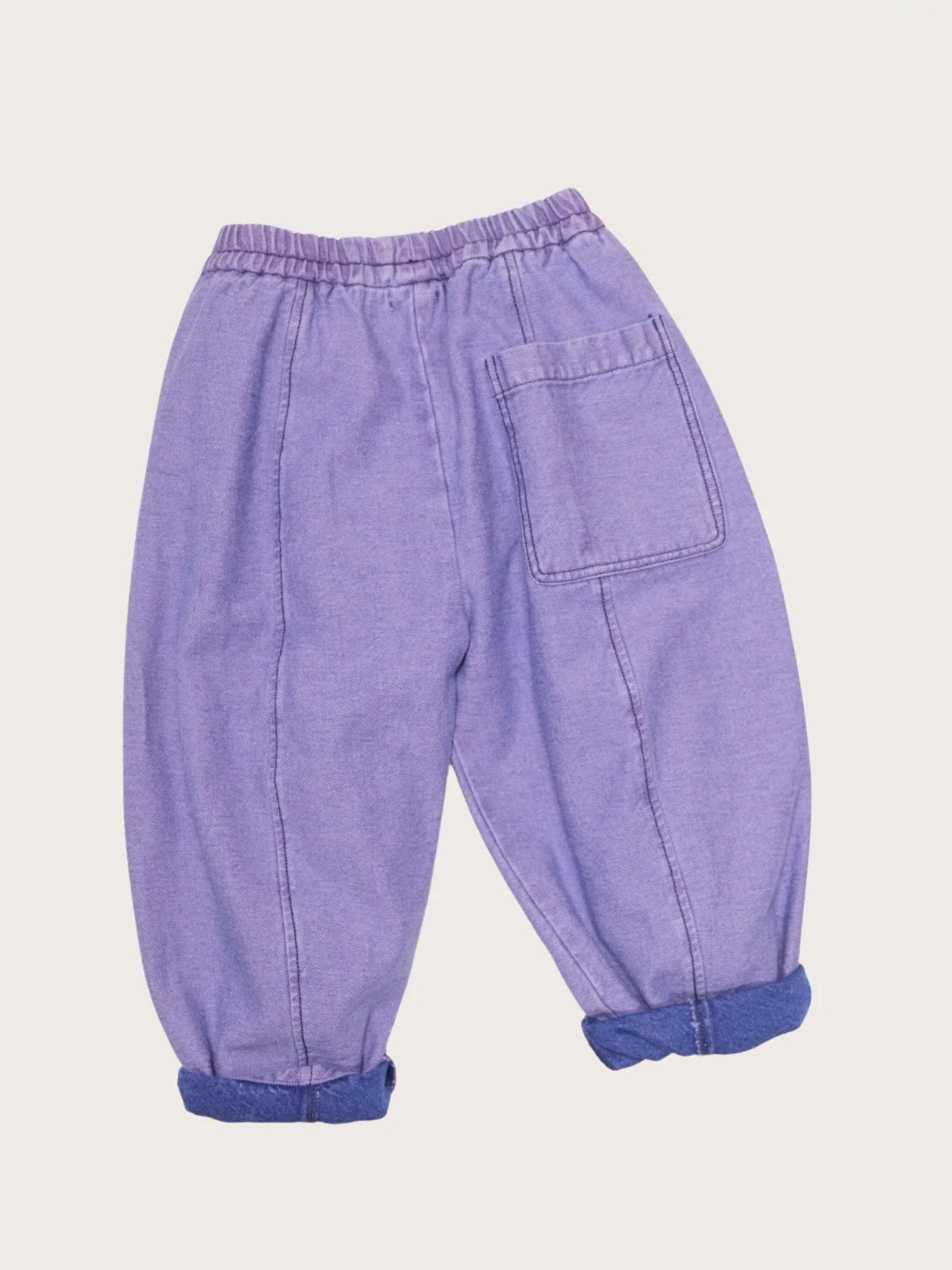 Lilac Overdye Denim Manu Kids Trousers