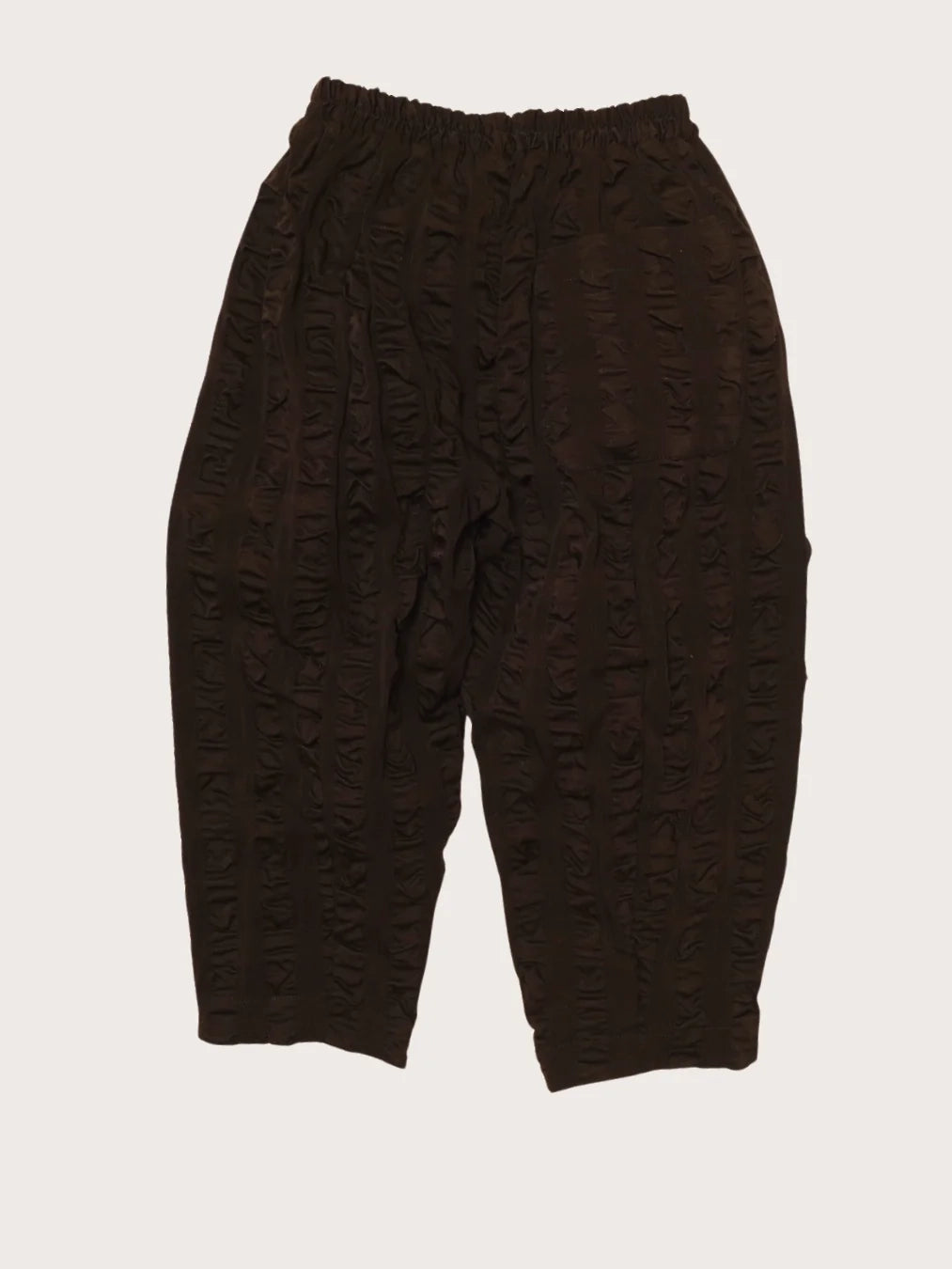 Black Giant Seersucker Manu Trousers