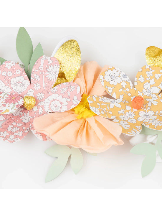 Meri Meri x Liberty Paper Flower Garland