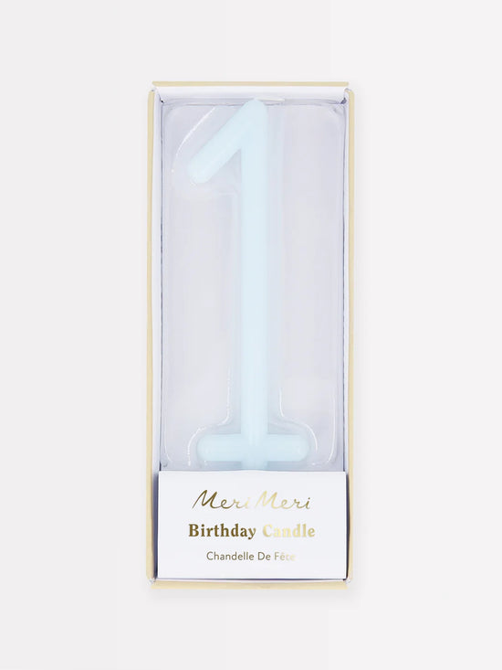 Slim Number 1 Candle