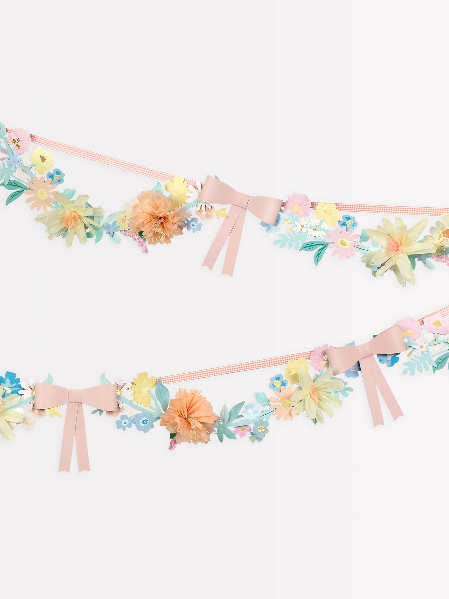 Load image into Gallery viewer, Flower &amp;amp; Bow Garland
