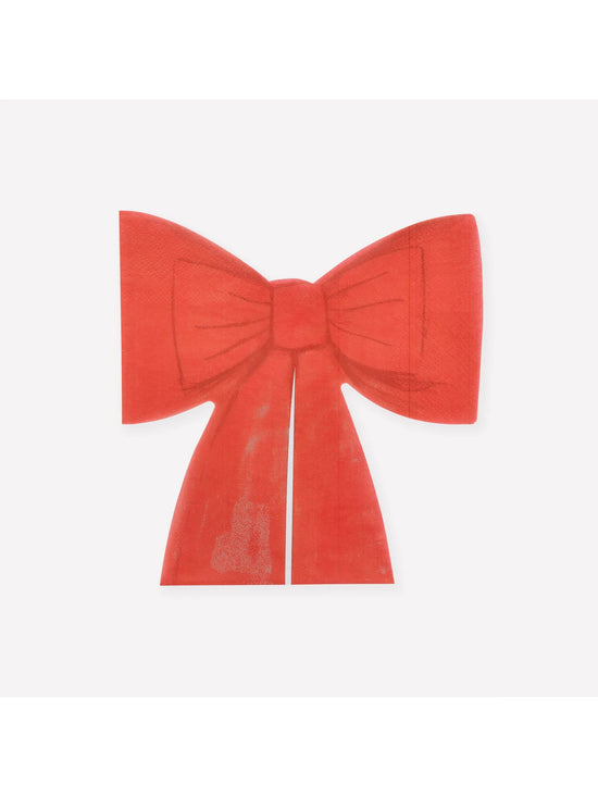 Red Bow Napkins
