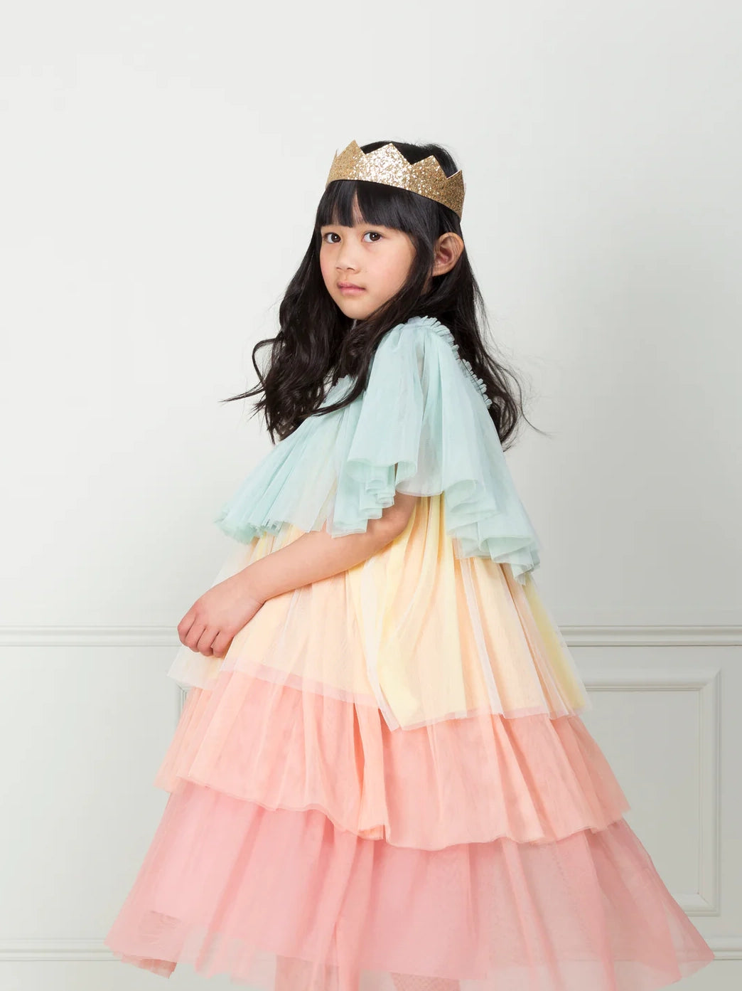 Rainbow Ruffle Princess Costume