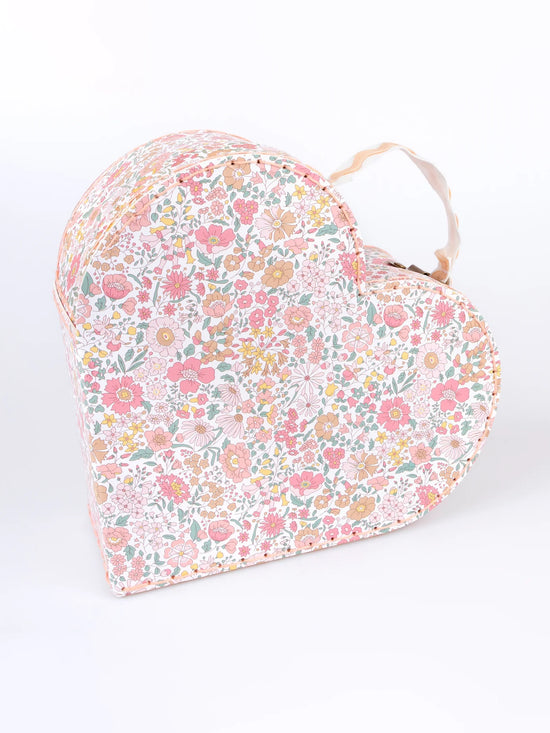 Meri Meri x Liberty Heart Suitcases