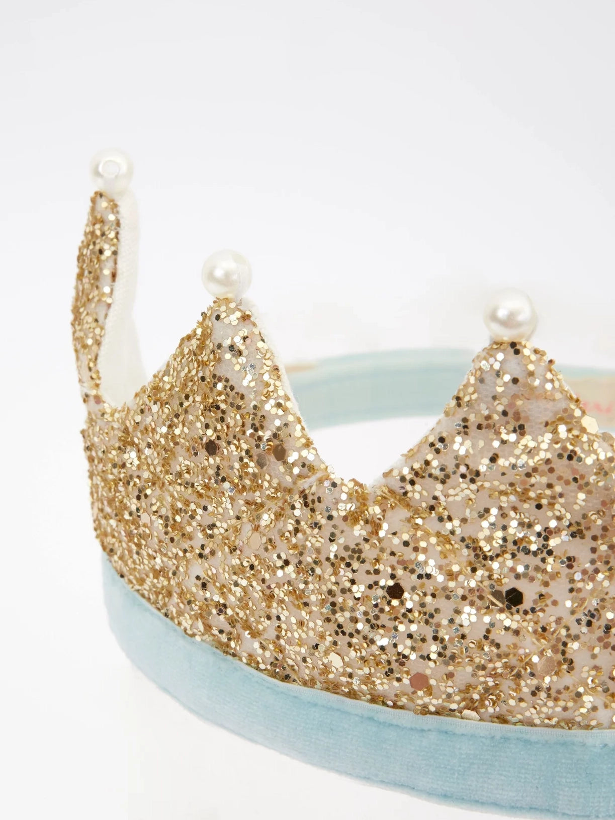 Gold & Pearl Party Crown