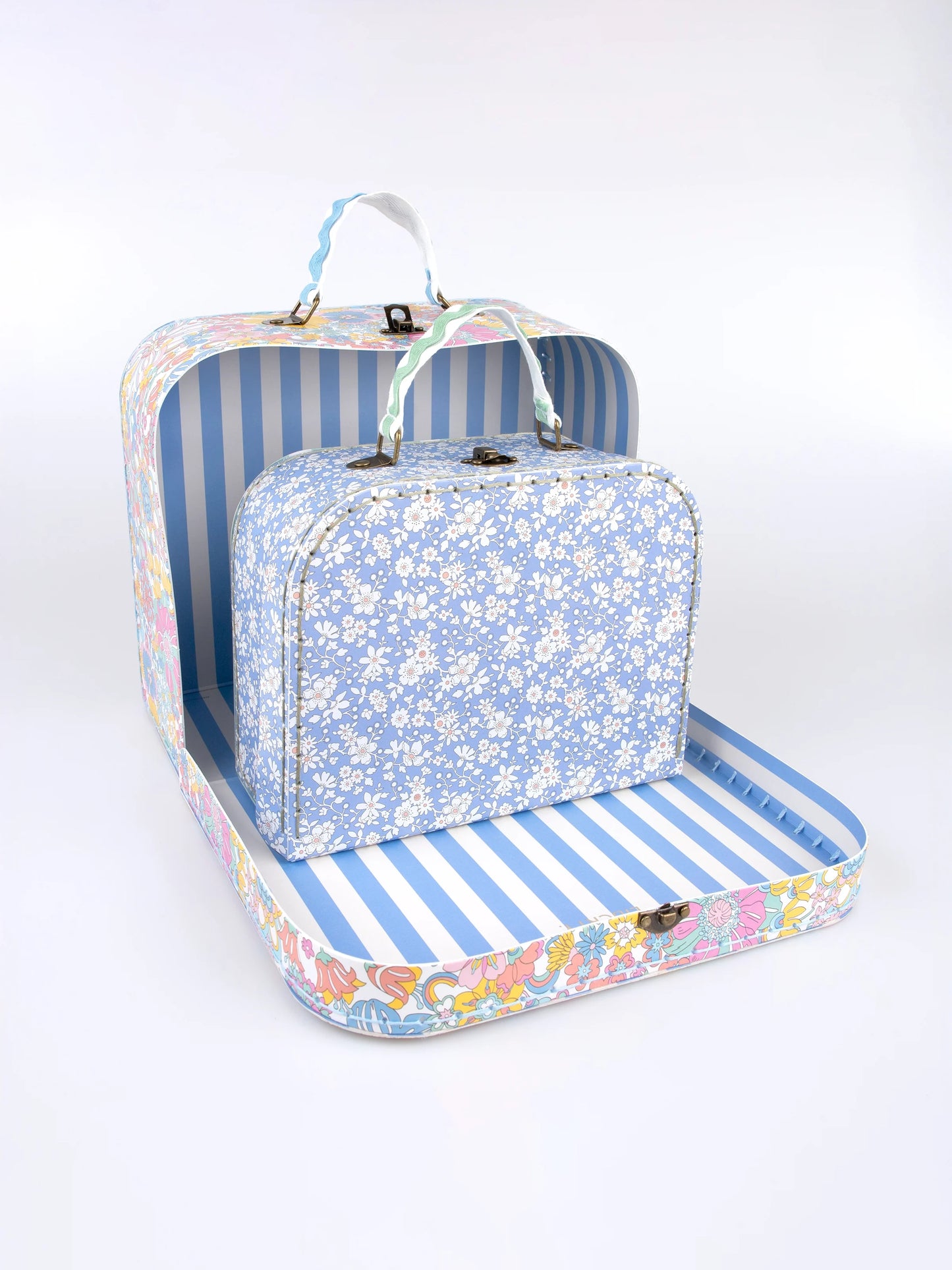 Meri Meri x Liberty Suitcases