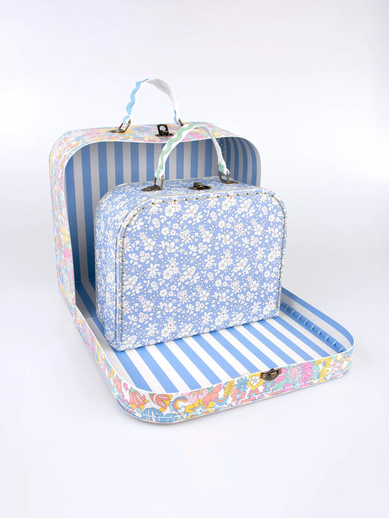 Meri Meri x Liberty Suitcases