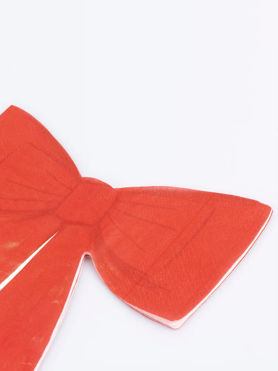 Red Bow Napkins