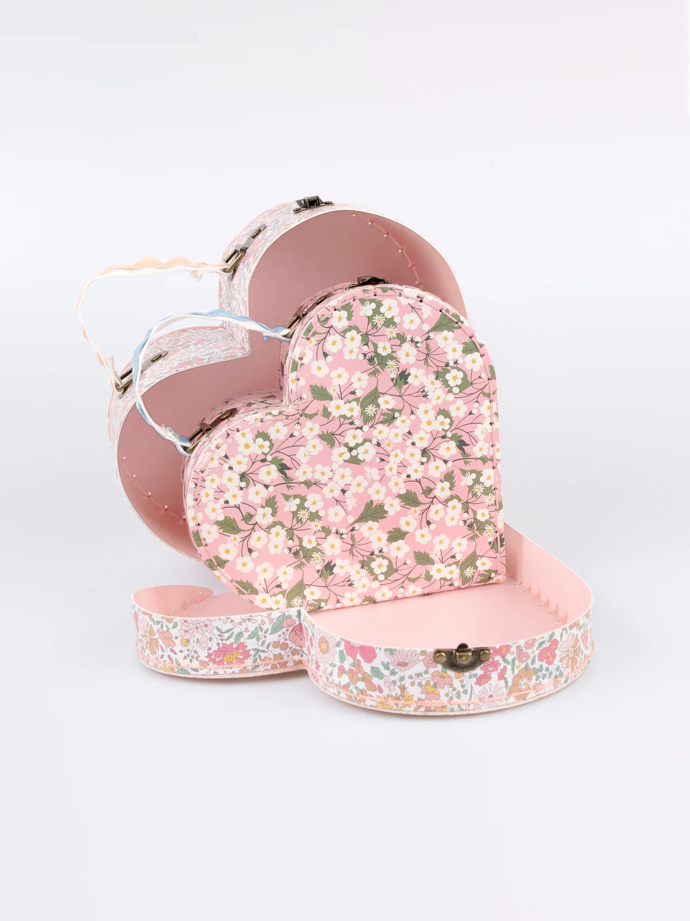 Meri Meri x Liberty Heart Suitcases