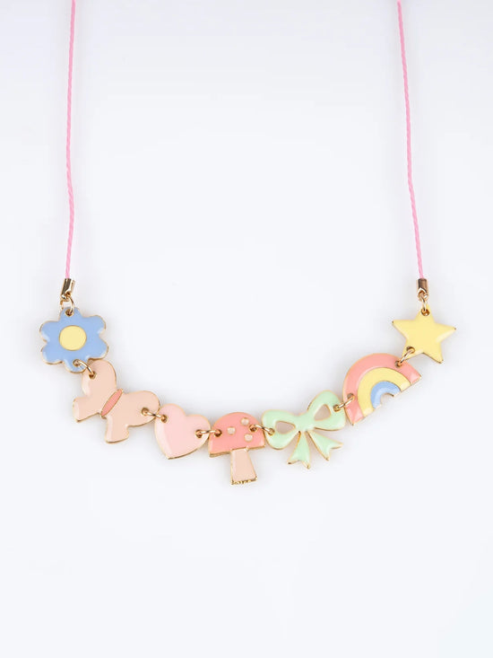 Fun Icons Enamel Charm Necklace
