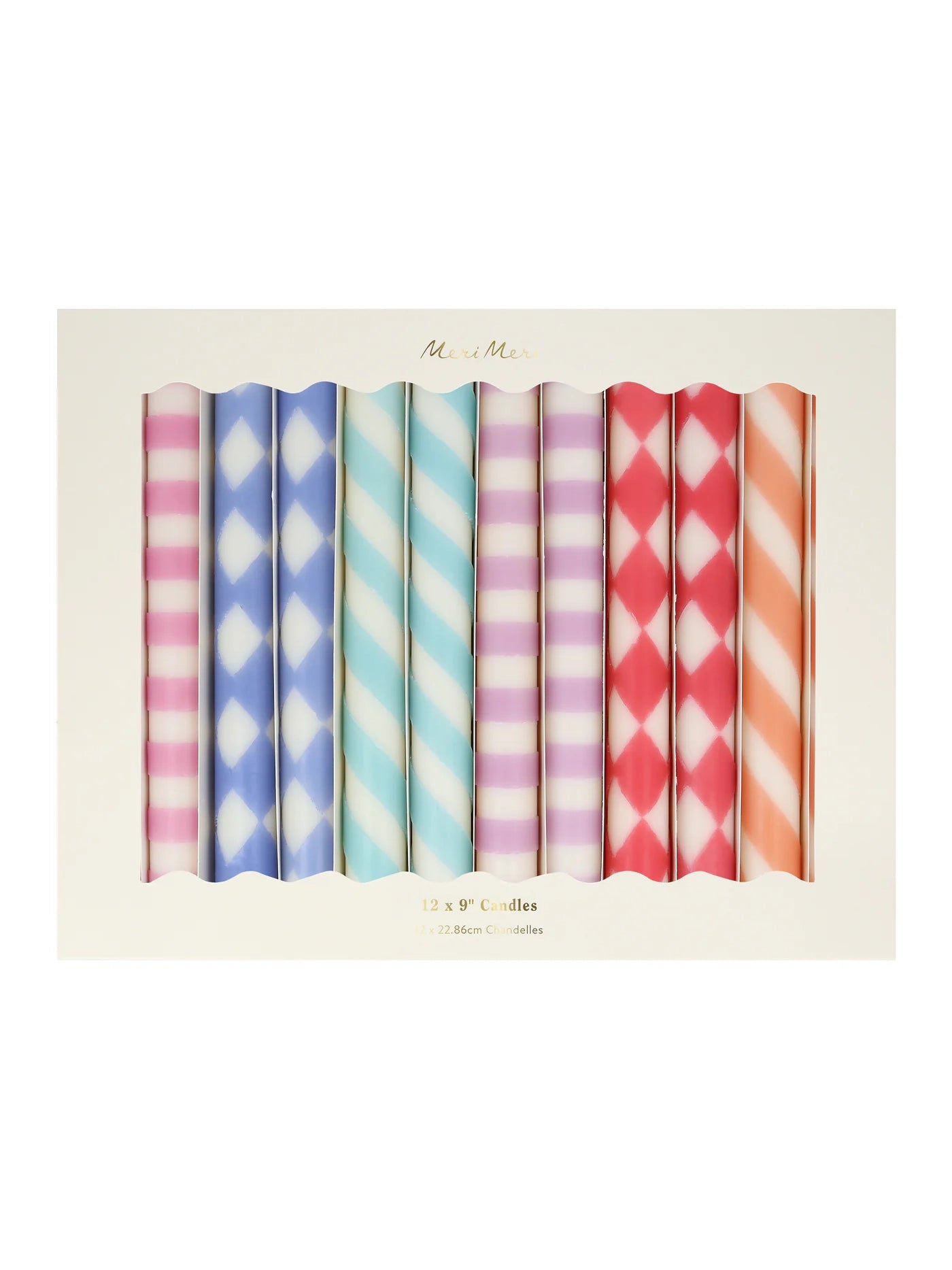 Patterned Table Candles