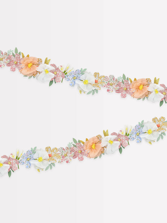 Meri Meri x Liberty Paper Flower Garland