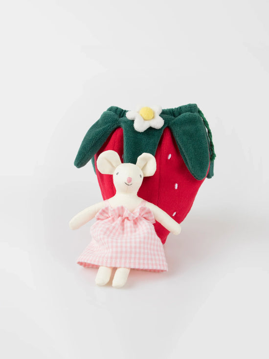 Strawberry Mouse Mini Doll