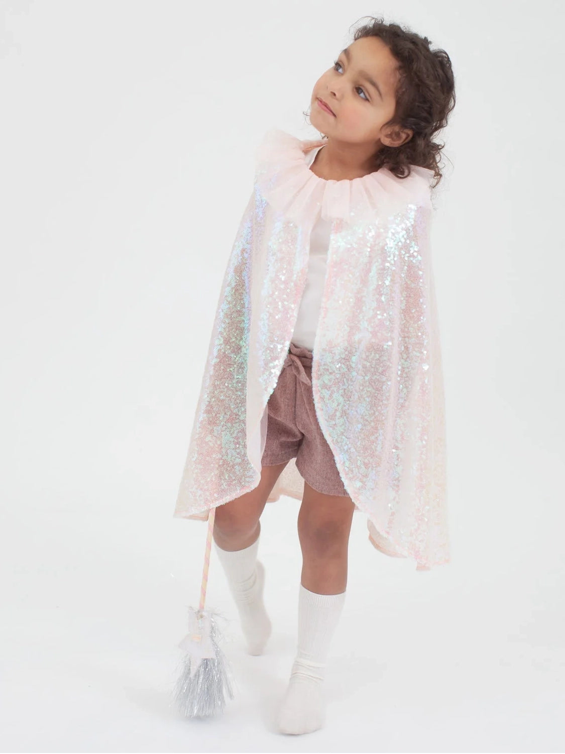 Iridescent Sequin Cape Costume