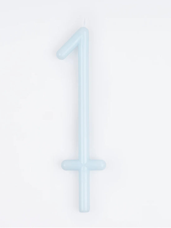 Slim Number 1 Candle