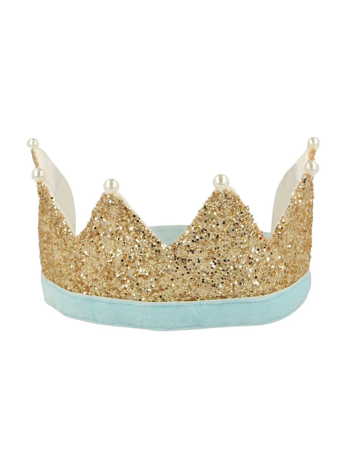 Gold & Pearl Party Crown