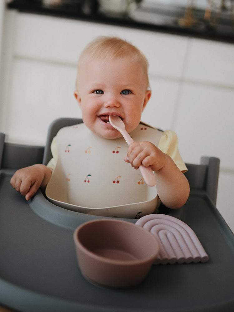 Cherries Silicone Bib