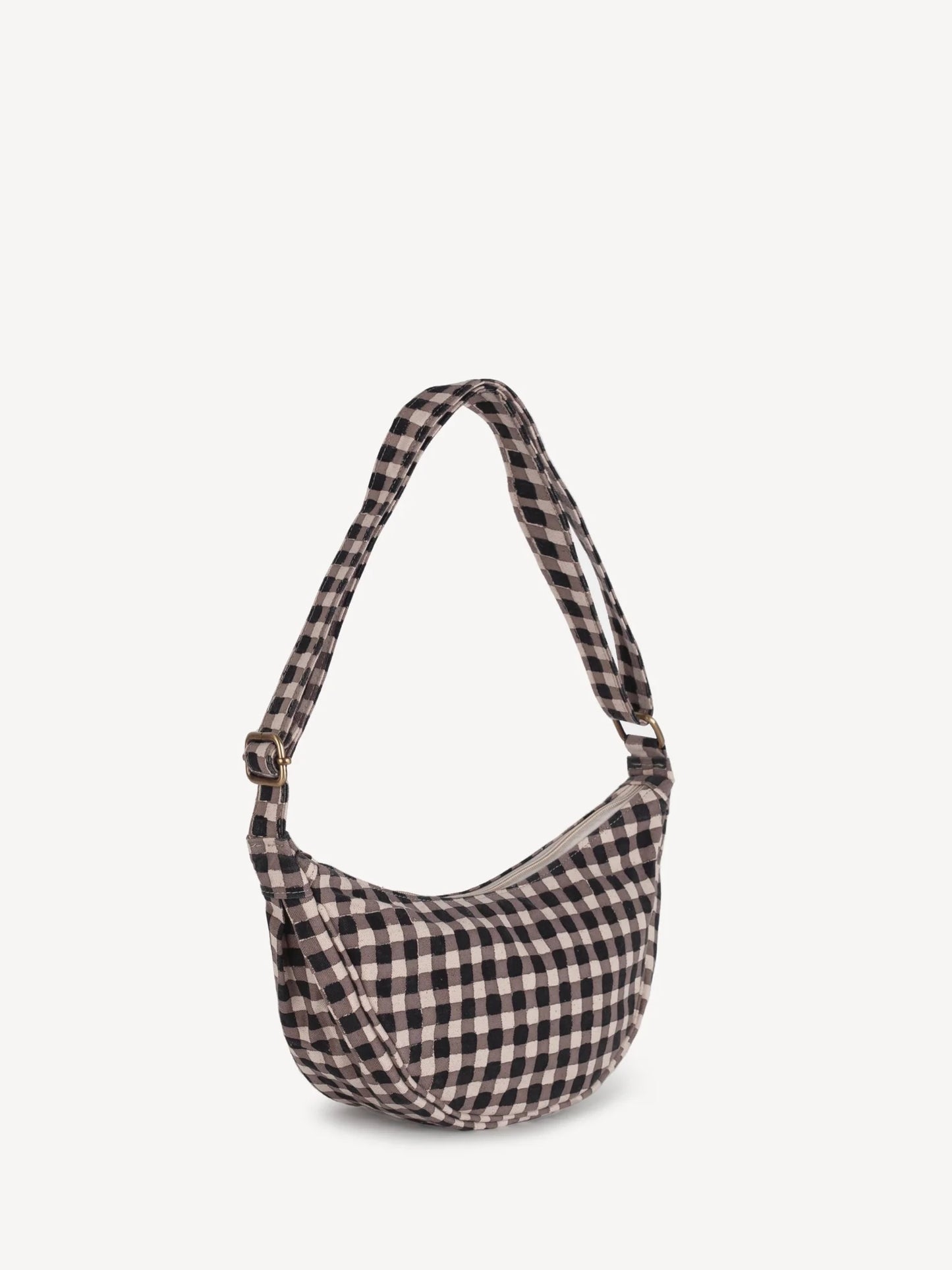 Ink Gingham Moon Sling Bag