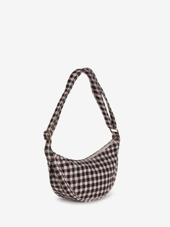 Ink Gingham Moon Sling Bag