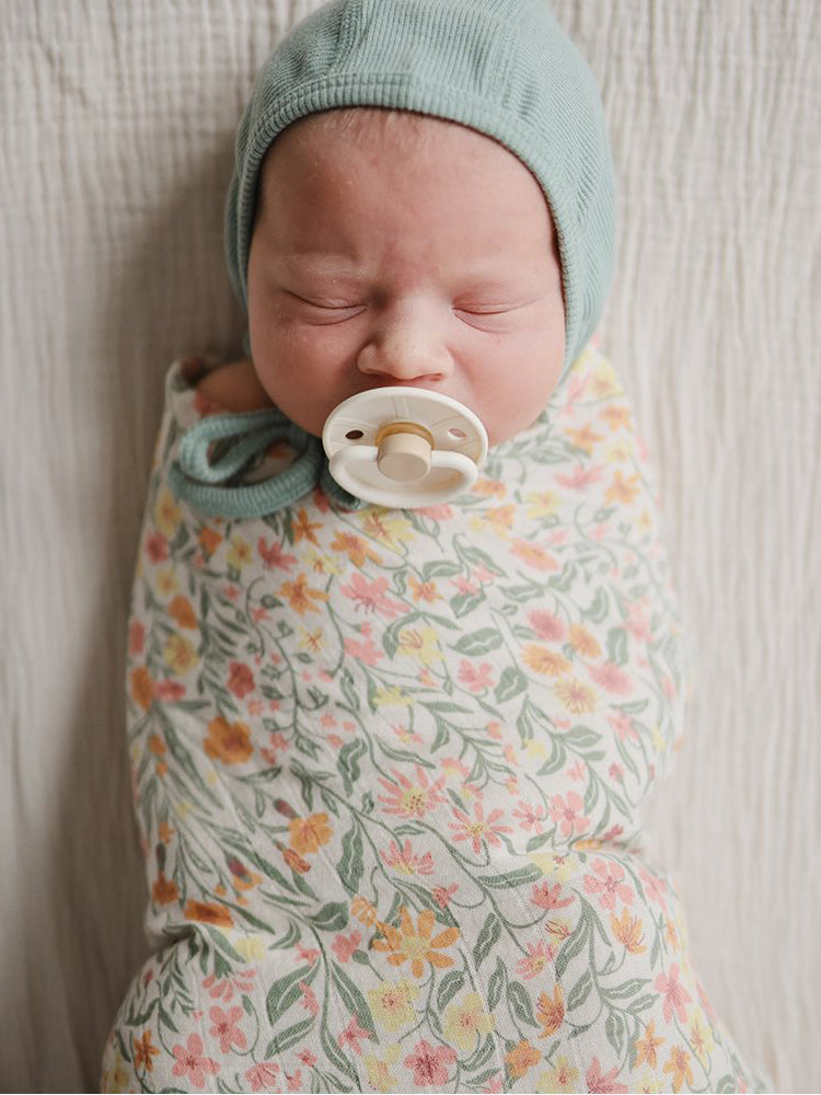 Pastel Blooms Muslin Swaddle