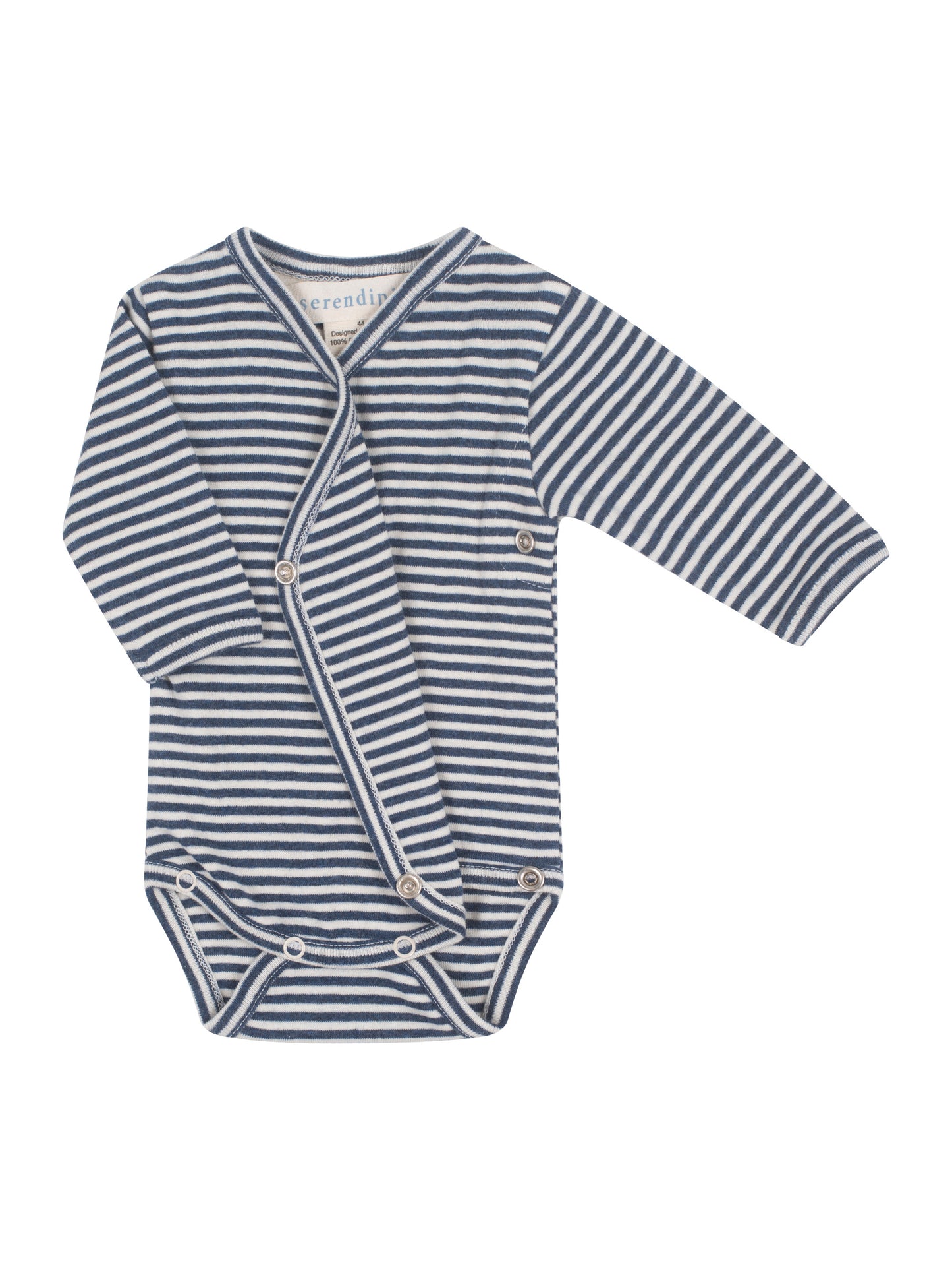 Navy Stripe Wrap Body