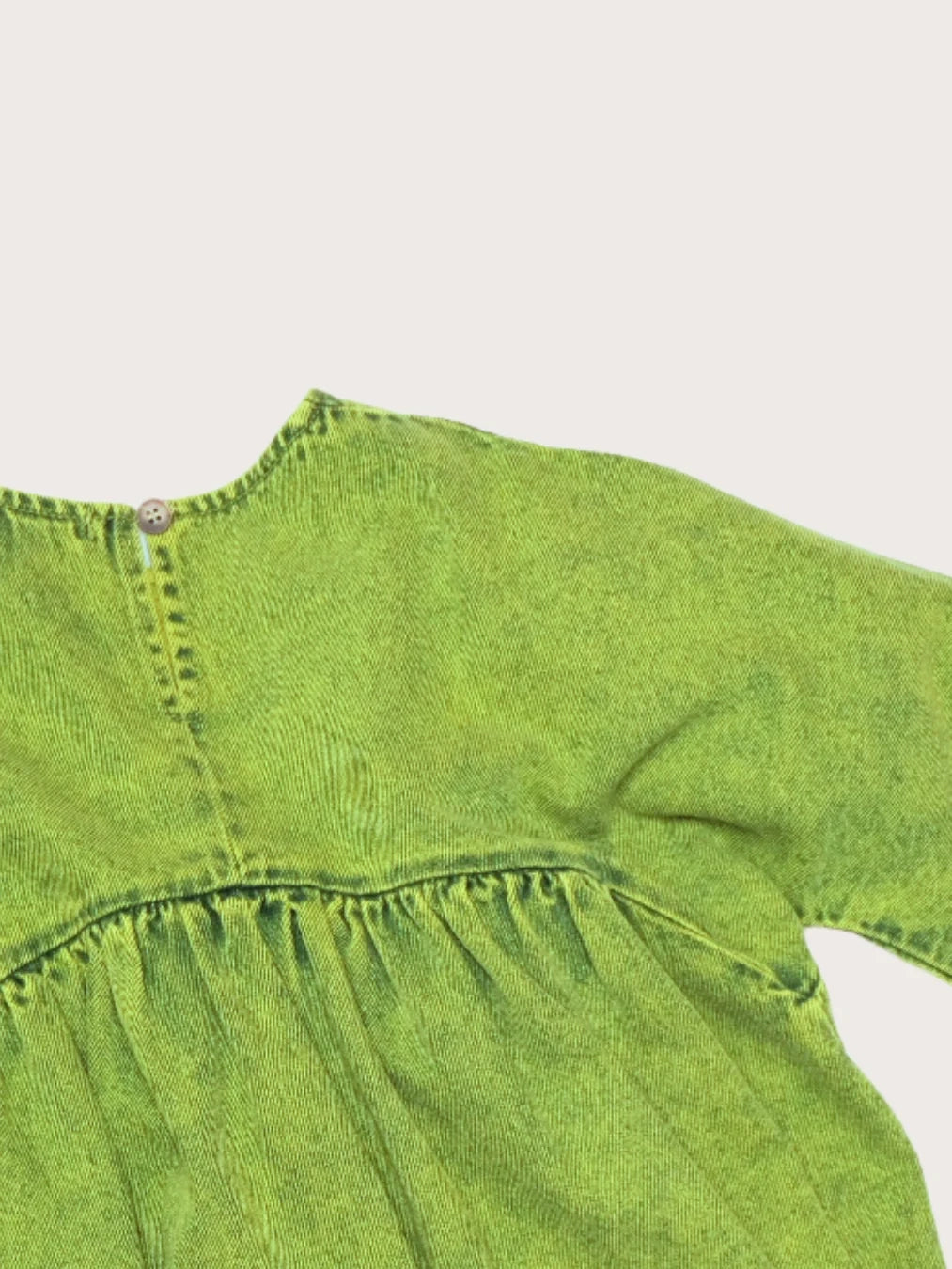 Green Overdye Denim Rumi Dress