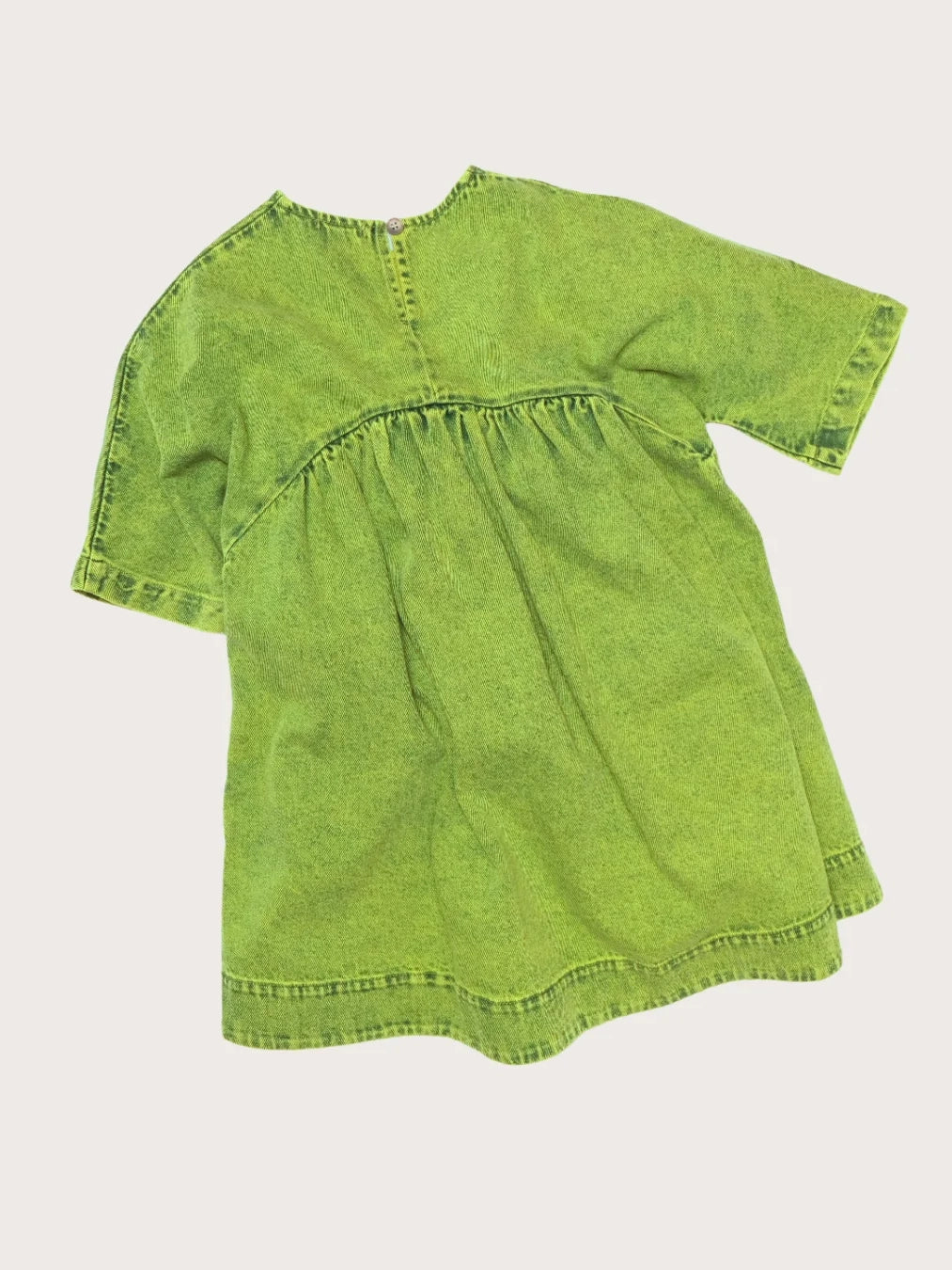 Green Overdye Denim Rumi Dress