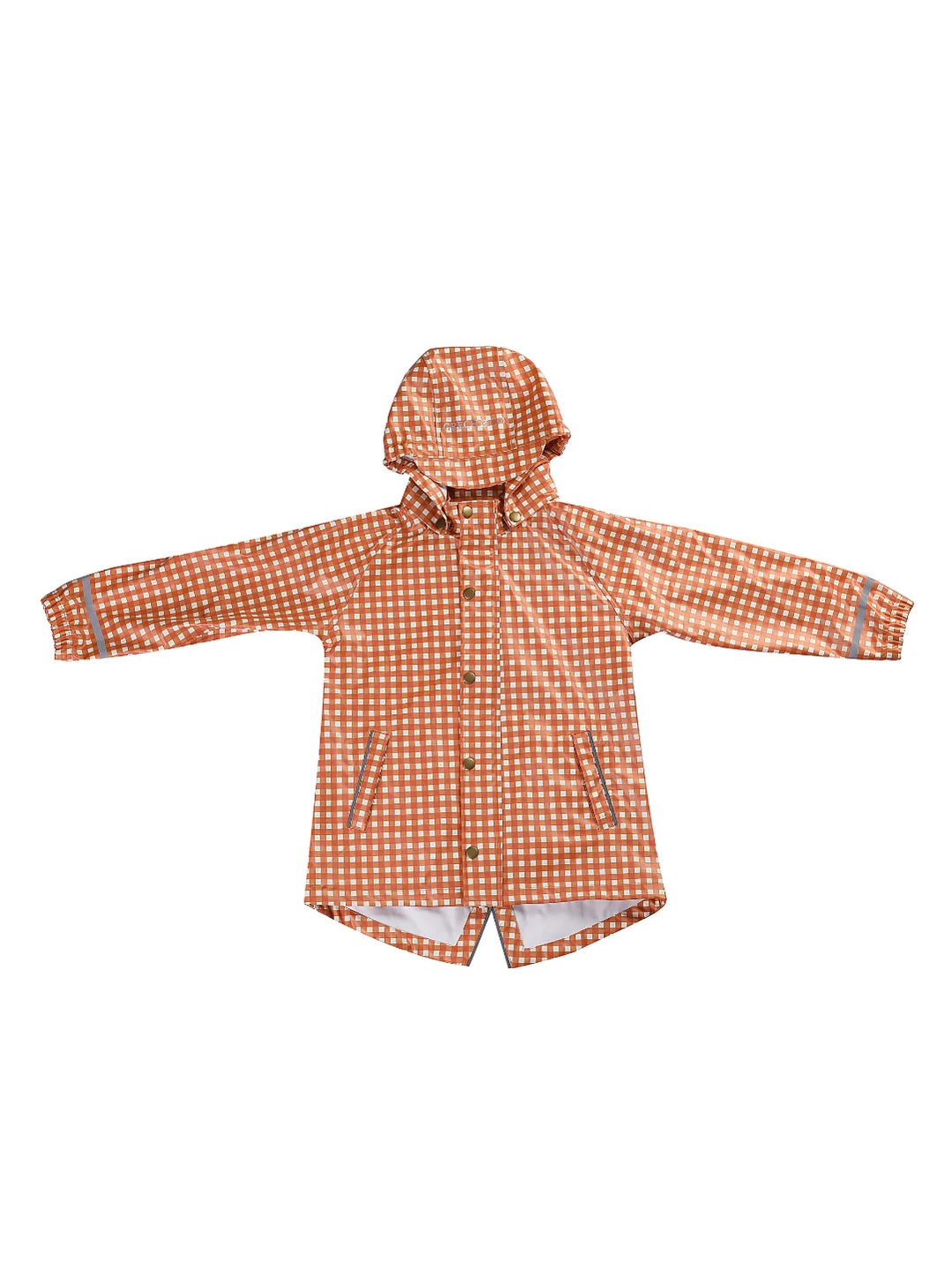 Sienna Gingham Fishtail Rain Jacket