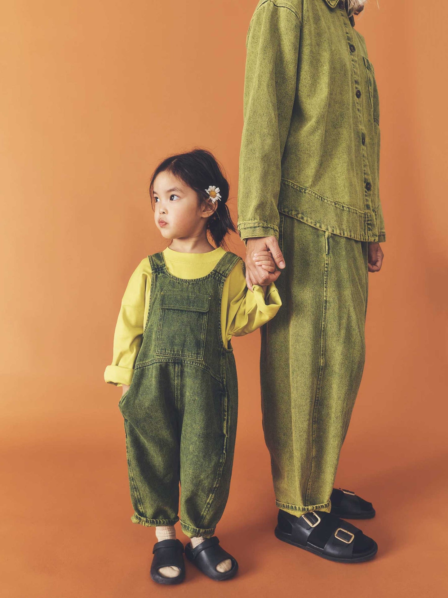 Green Overdye Denim Jagger Overshirt