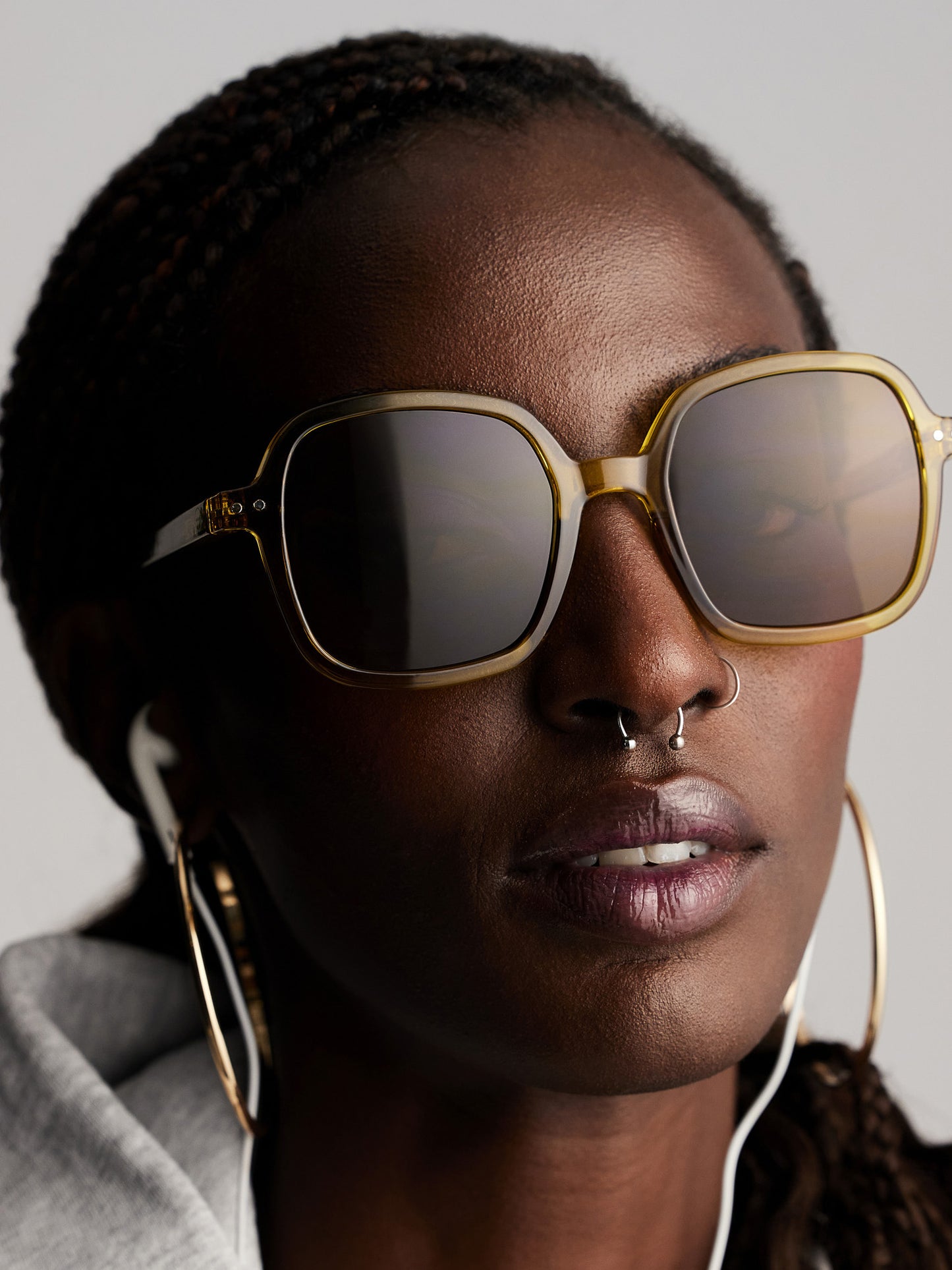 Golden Green Sunglasses