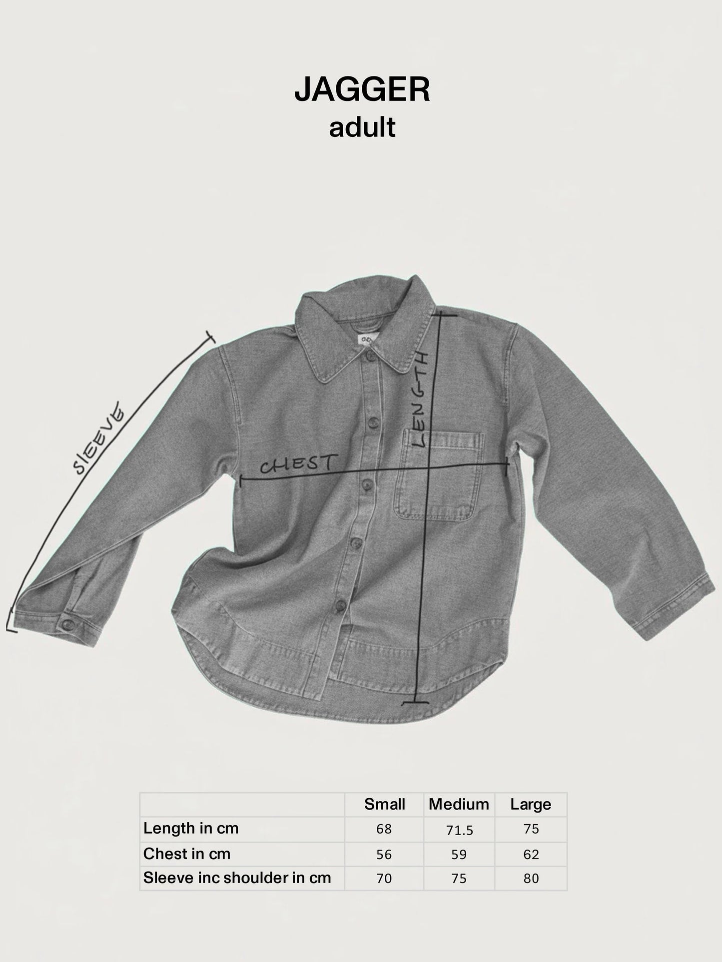 Lilac Overdye Denim Jagger Overshirt