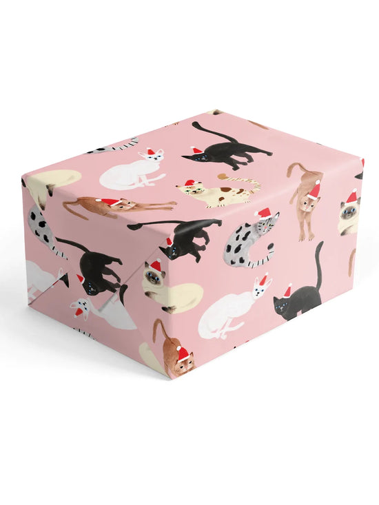 Feline Christmas Wrapping Paper