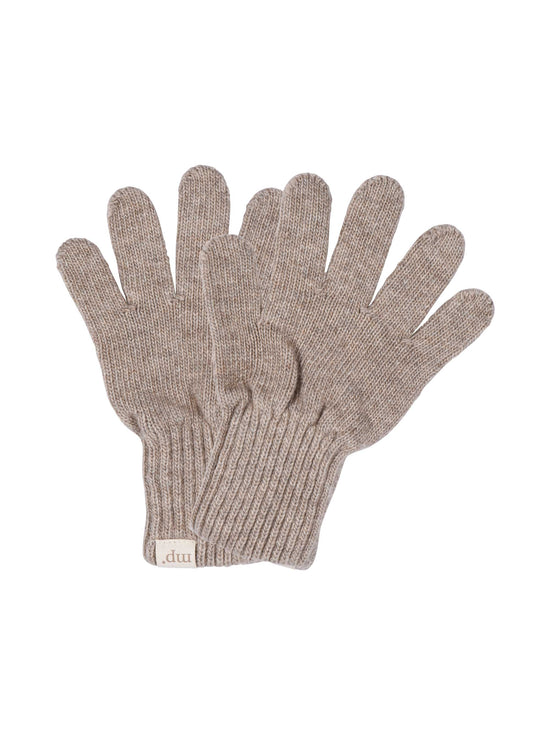 Load image into Gallery viewer, Light Brown Melange Kids Soft Gloves
