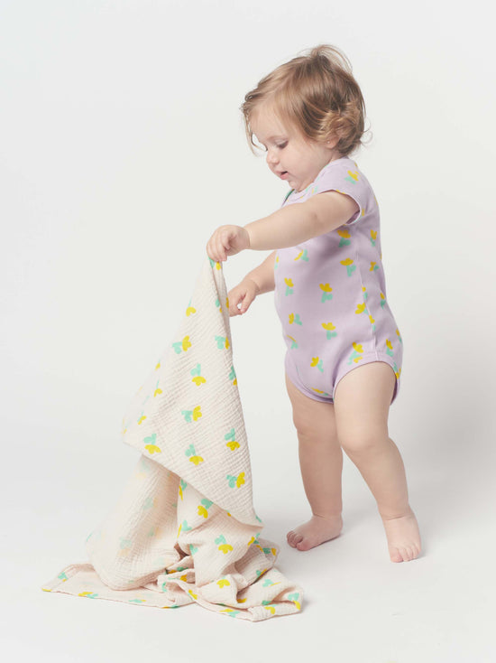 Sea Flower All Over Short Sleeve Bodies Set