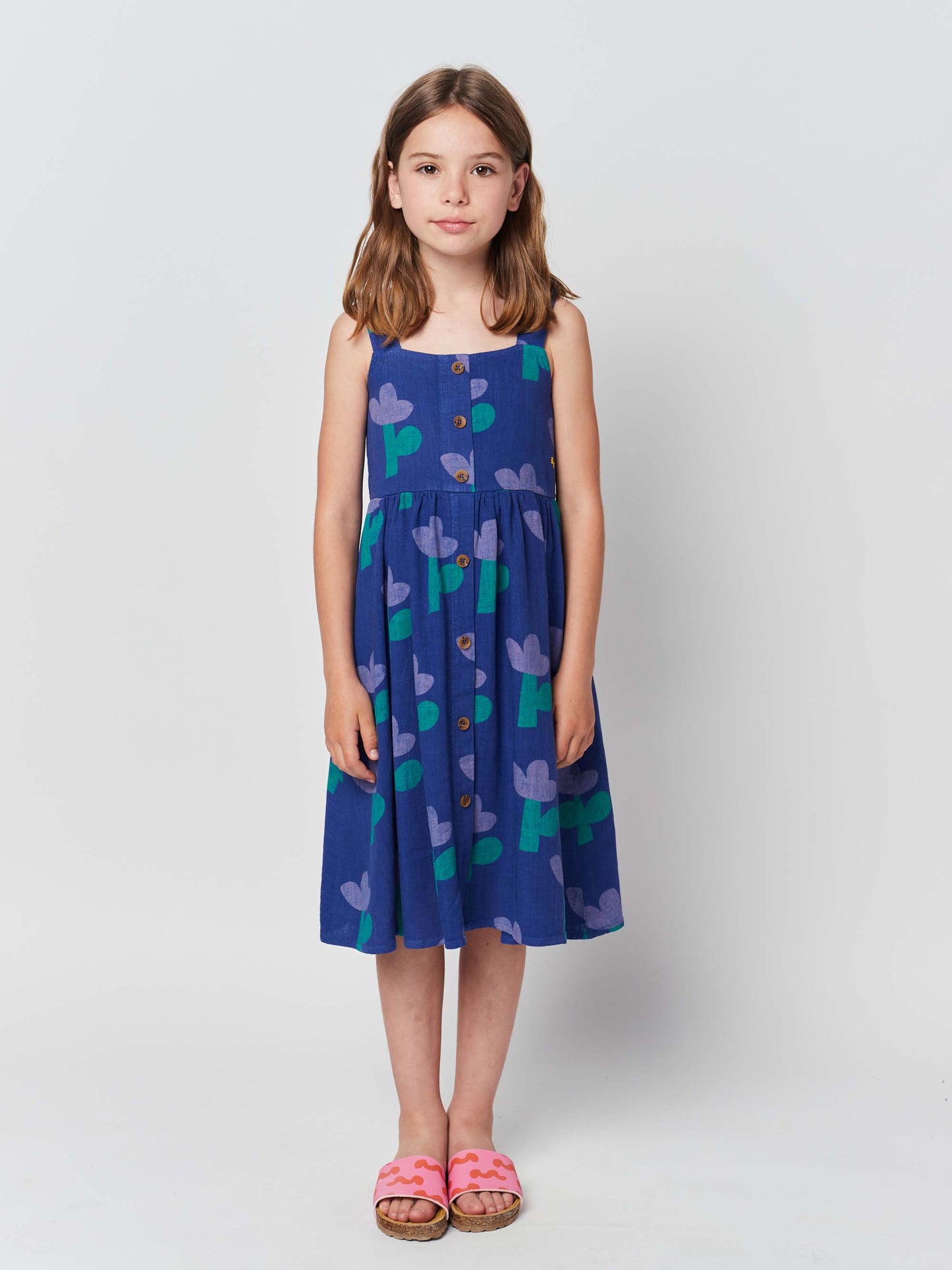 Sea Flower All Over Strap Dress