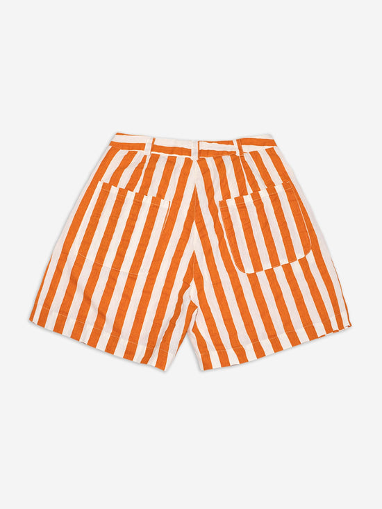 Load image into Gallery viewer, Nautical Stripe Pleated Short
