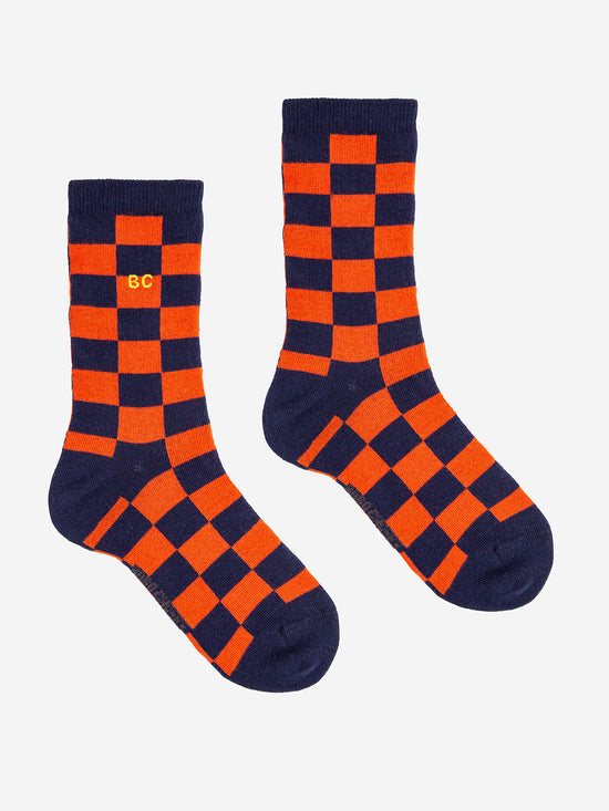 Party Time & Checkerboard Long Socks Pack
