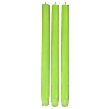 Neon Green Dinner Candle