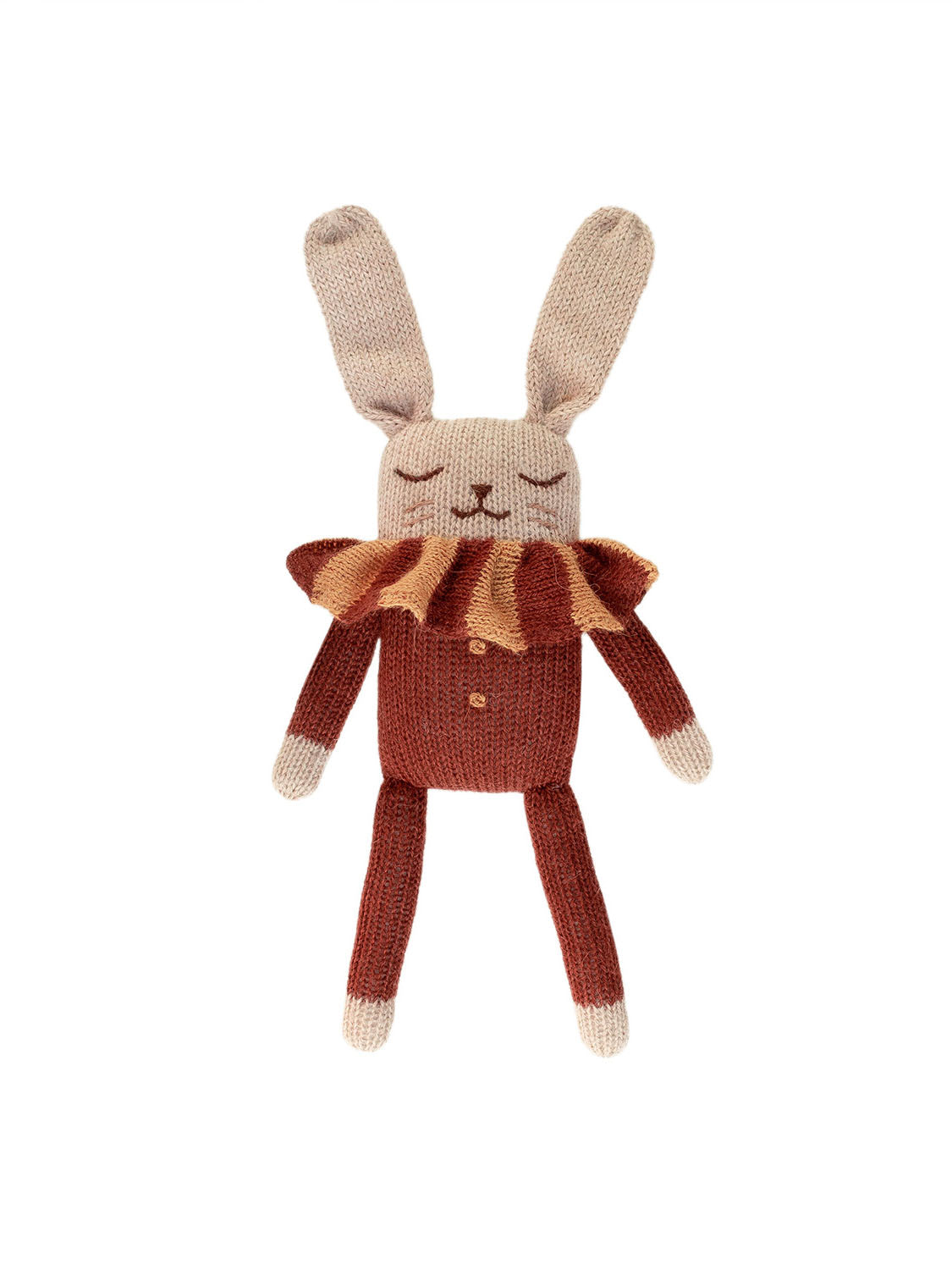 Bunny with Sienna Striped Collar