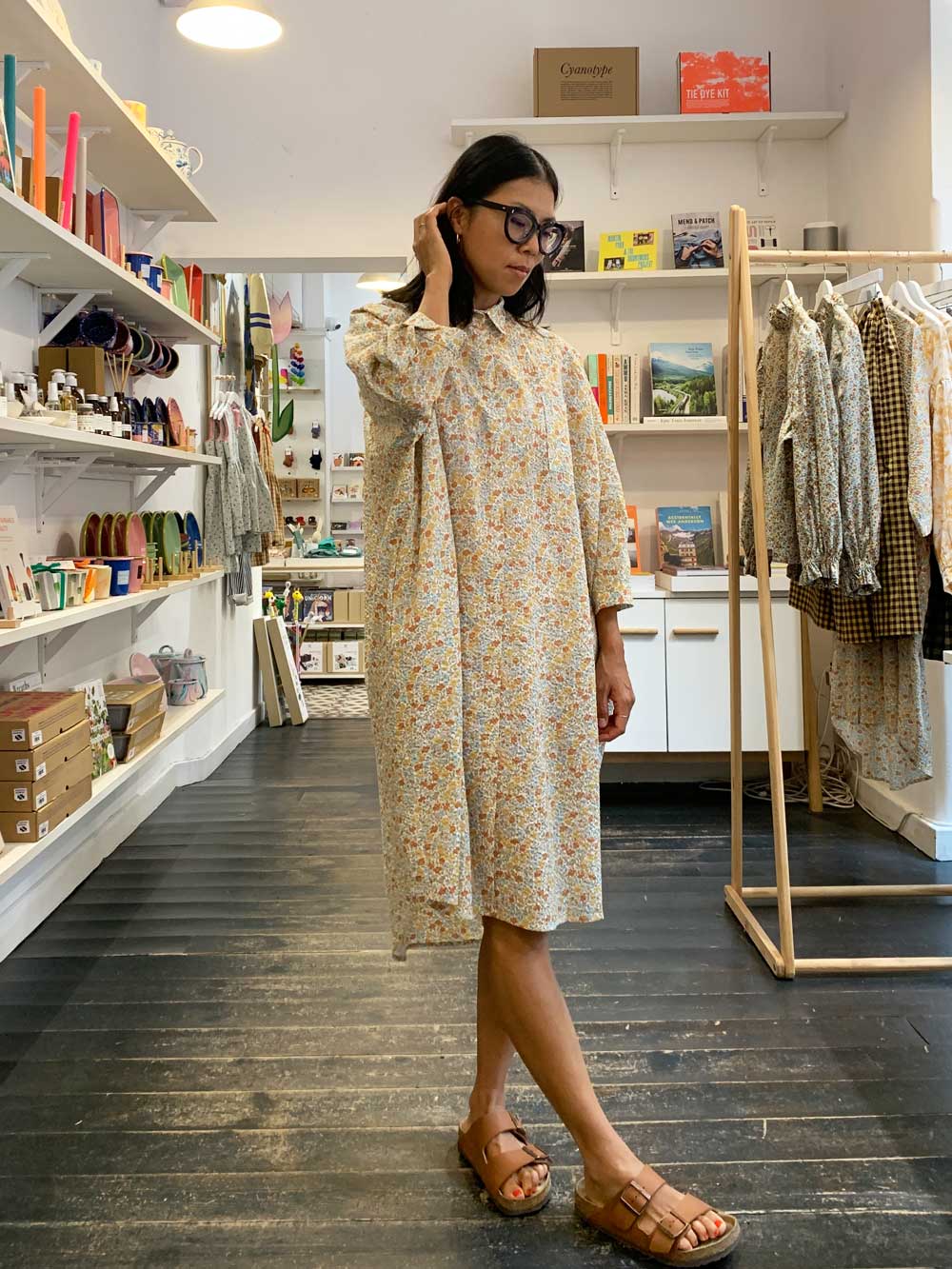Amber Floral Shirt Dress