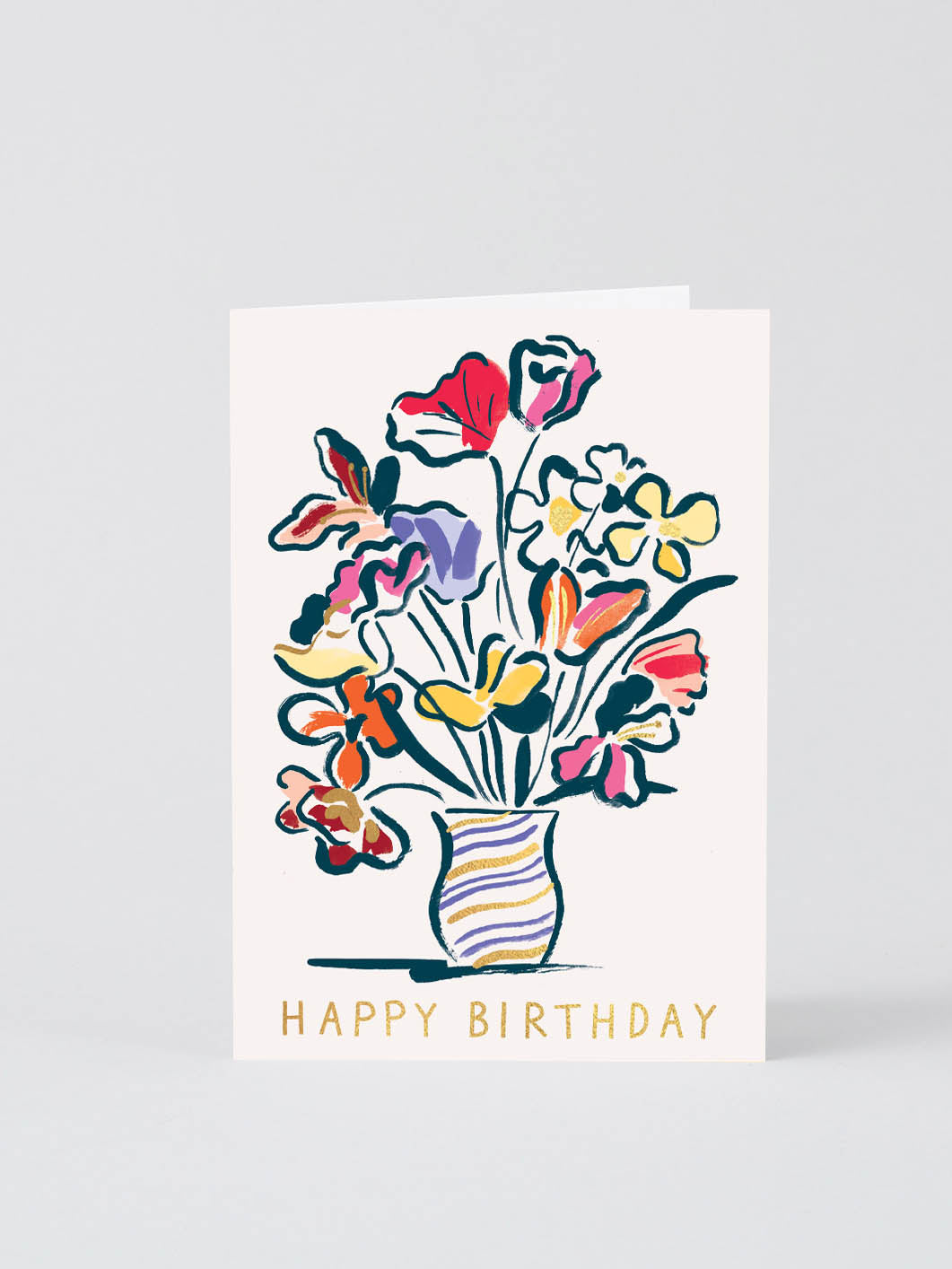 Load image into Gallery viewer, Birthday Bouquet in Vase Card
