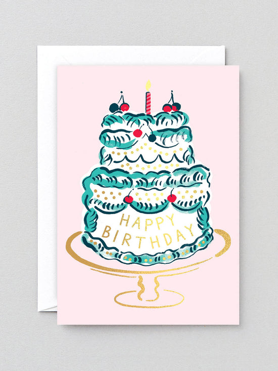 Birthday Cake & Candle Card