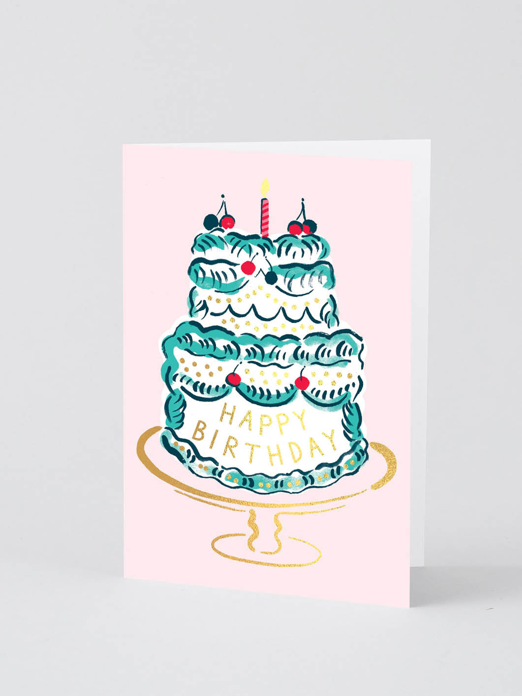 Birthday Cake & Candle Card