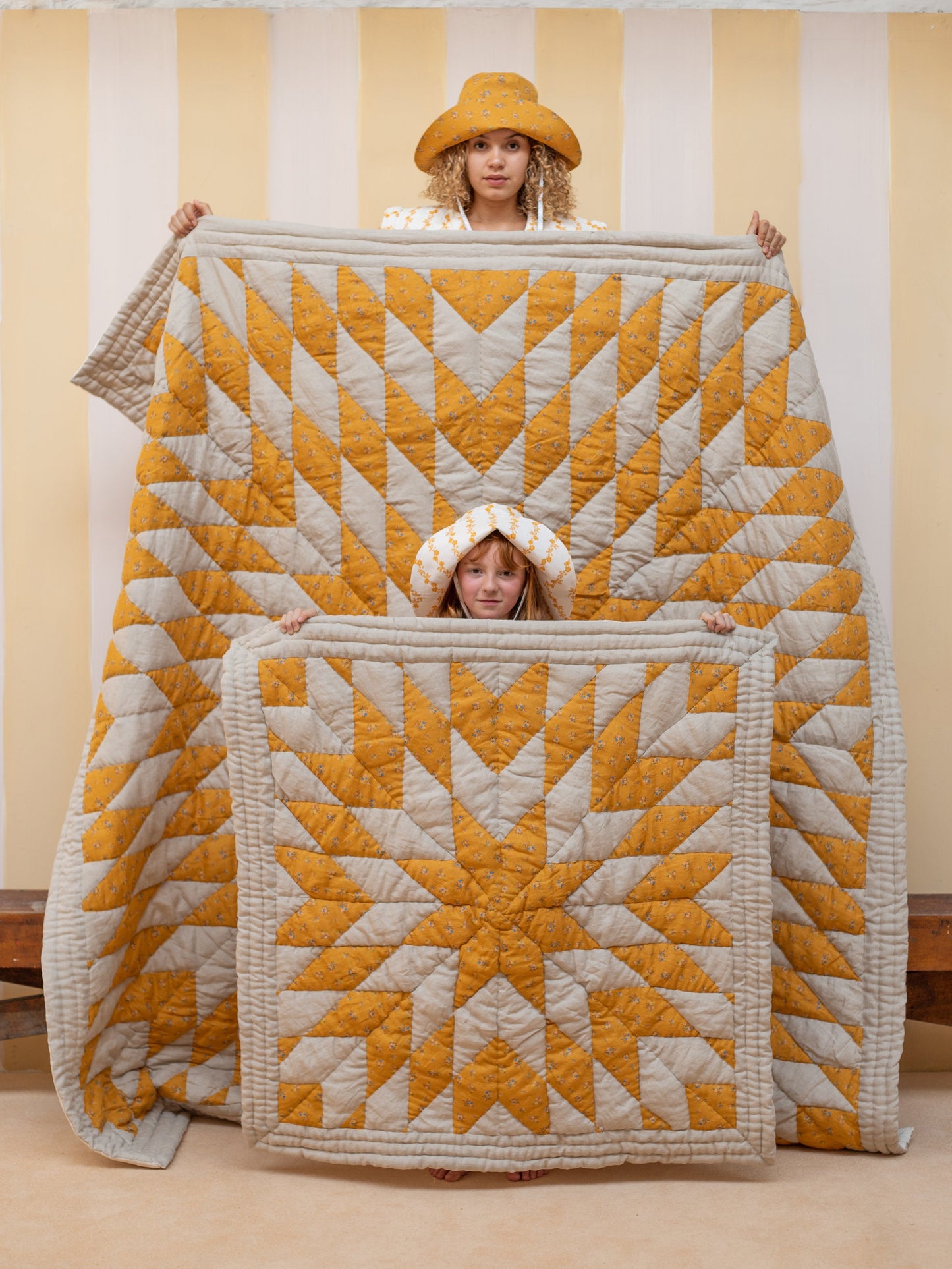 Timantti Patchwork Honeycomb Baby Quilt